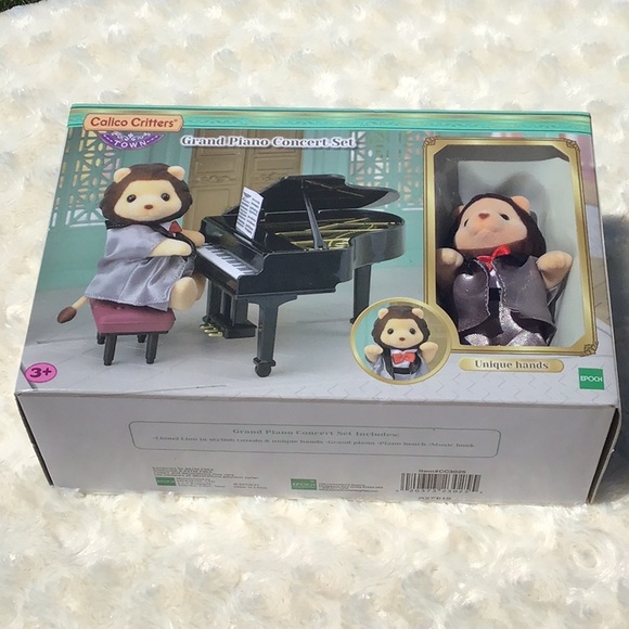 calico critters grand piano concert set